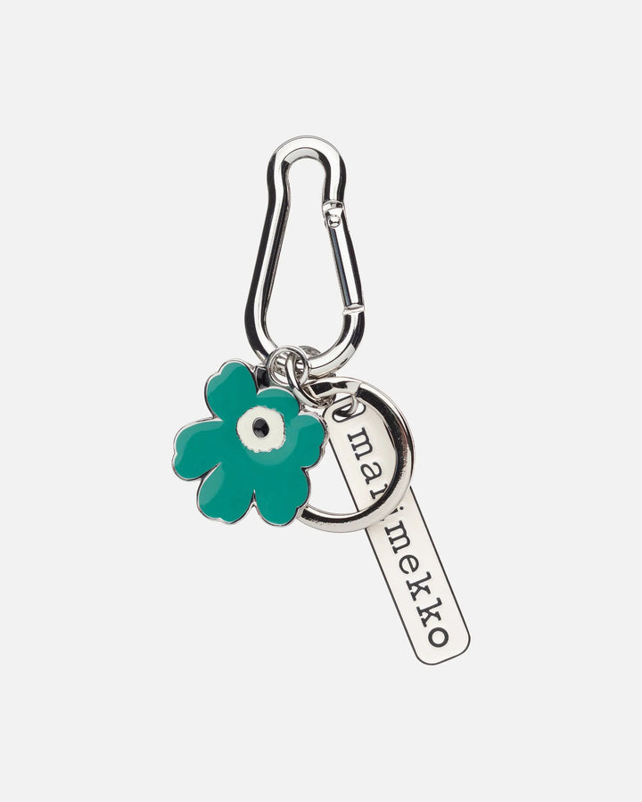Marimekko | Puhallus II Unikko Keychain | Turquoise - pirkko. Marimekko