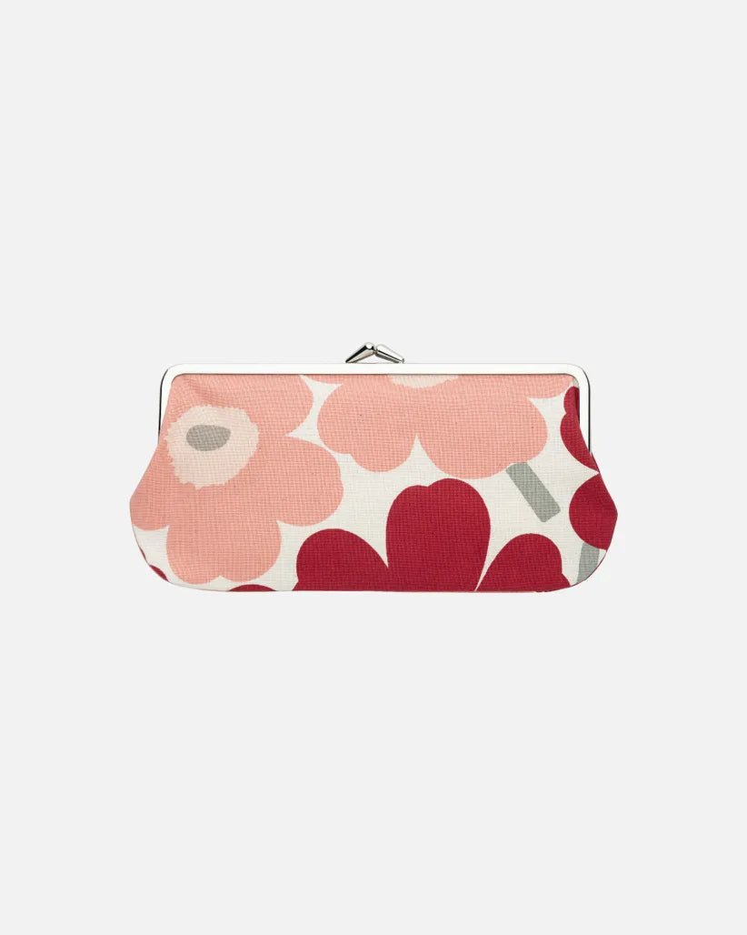 Marimekko | Silmalasi Kukkaro Mini Unikko | Pink, Dark Cherry - pirkko. Marimekko