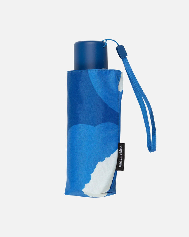 Mini Manual Unikko Umbrella | Blue Multi - pirkko. Marimekko