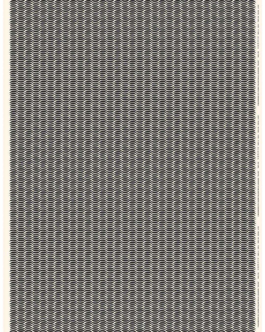 Palko Unbleached Cotton Fabric, 1 Yd - pirkko. Marimekko