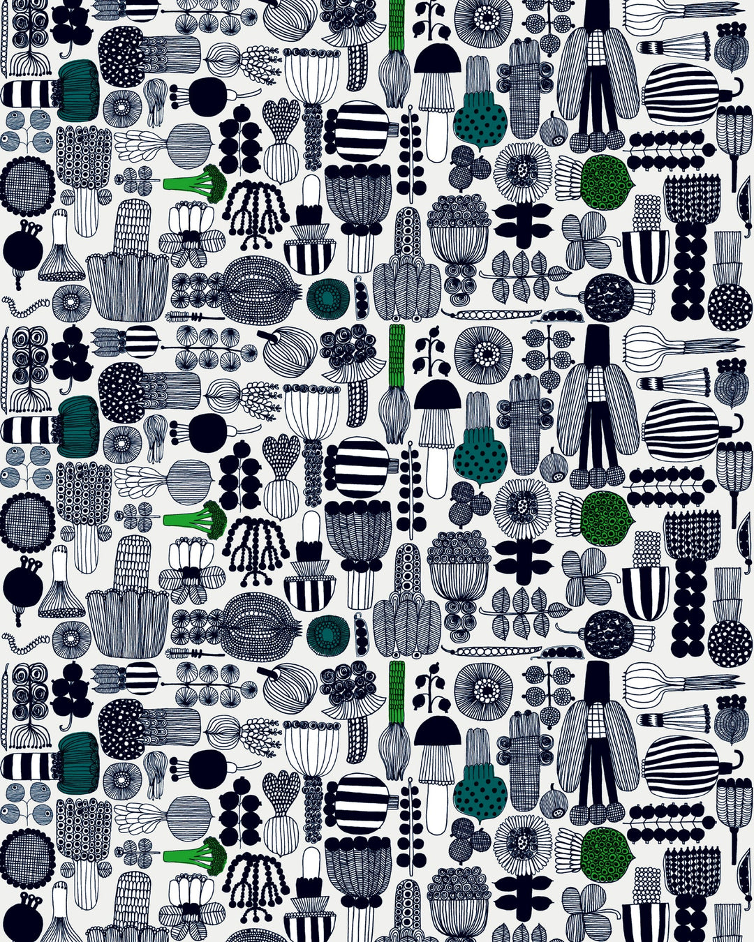 Puutarhurin Parhaat Cotton Fabric, 1 yd - pirkko. Marimekko