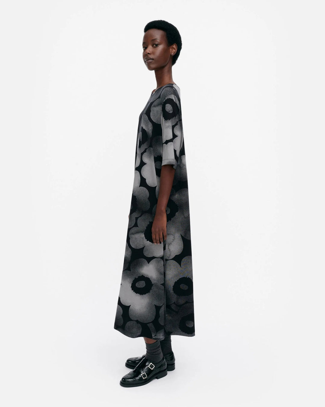 Marimekko Rento Akvarelli Unikko Midi Dress Marimekko Rento Akvarelli Unikko Midi Dress