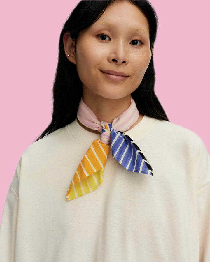 Astrilli Piccolo Cotton Scarf | Multi | 22" x 22"