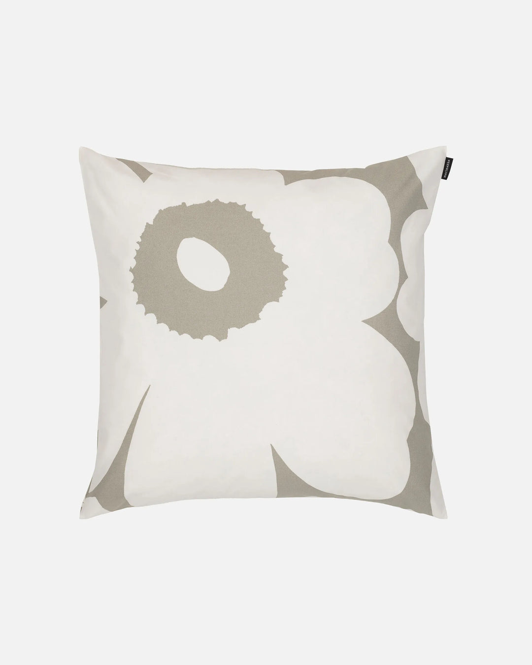 Unikko Cushion Cover 20 x 20, Linen/ Off White