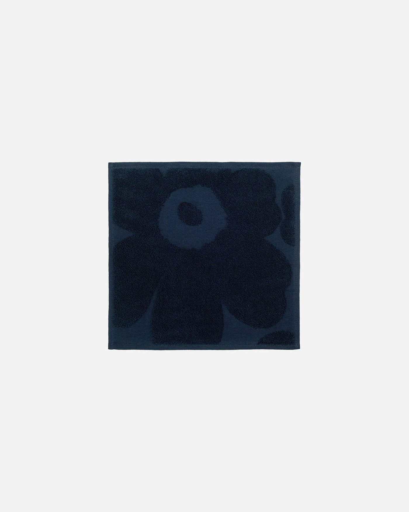 Unikko Mini Towel, Dark Blue  12' x 12"