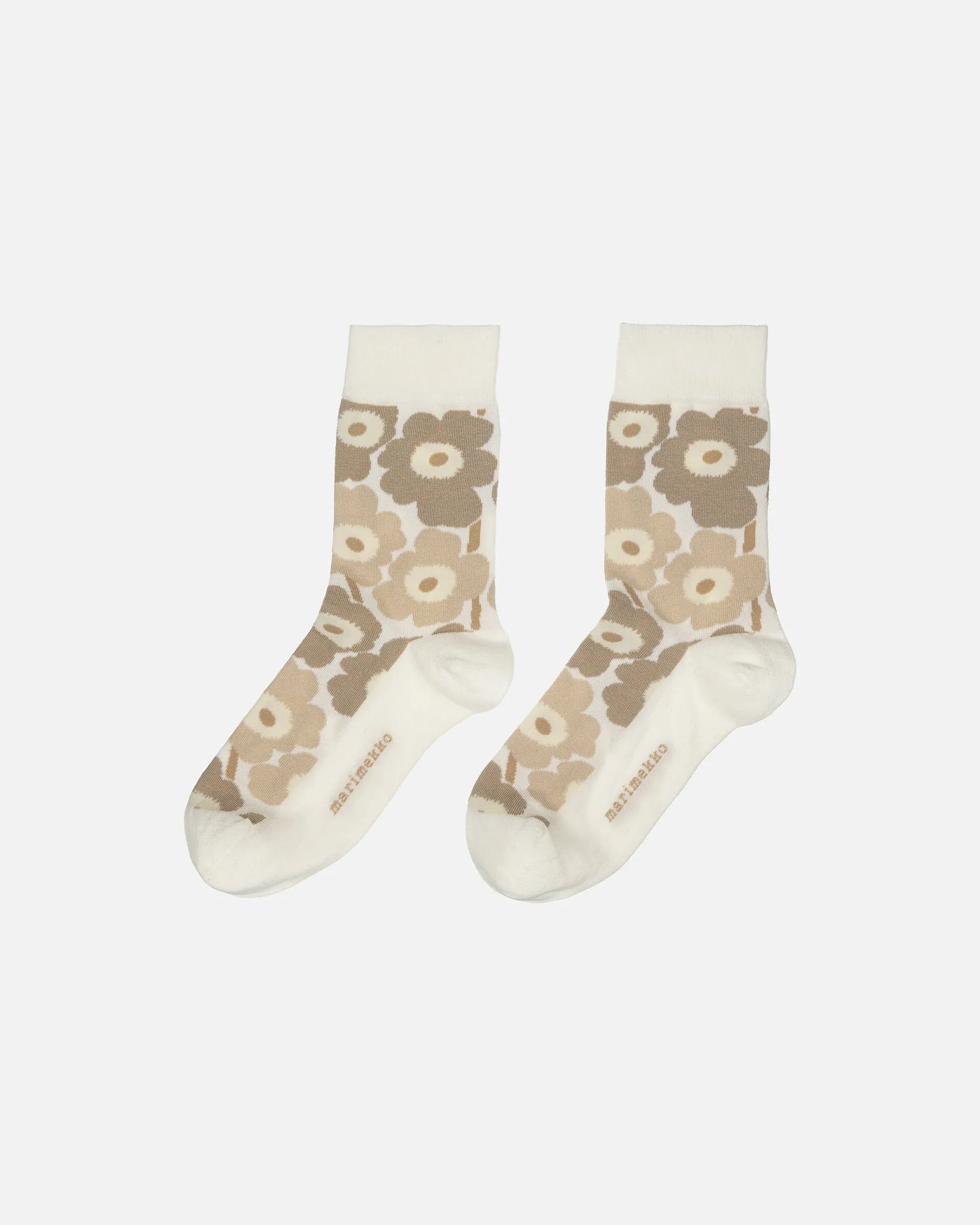 Kirmailla Unikko Socks, Off White/ Beige