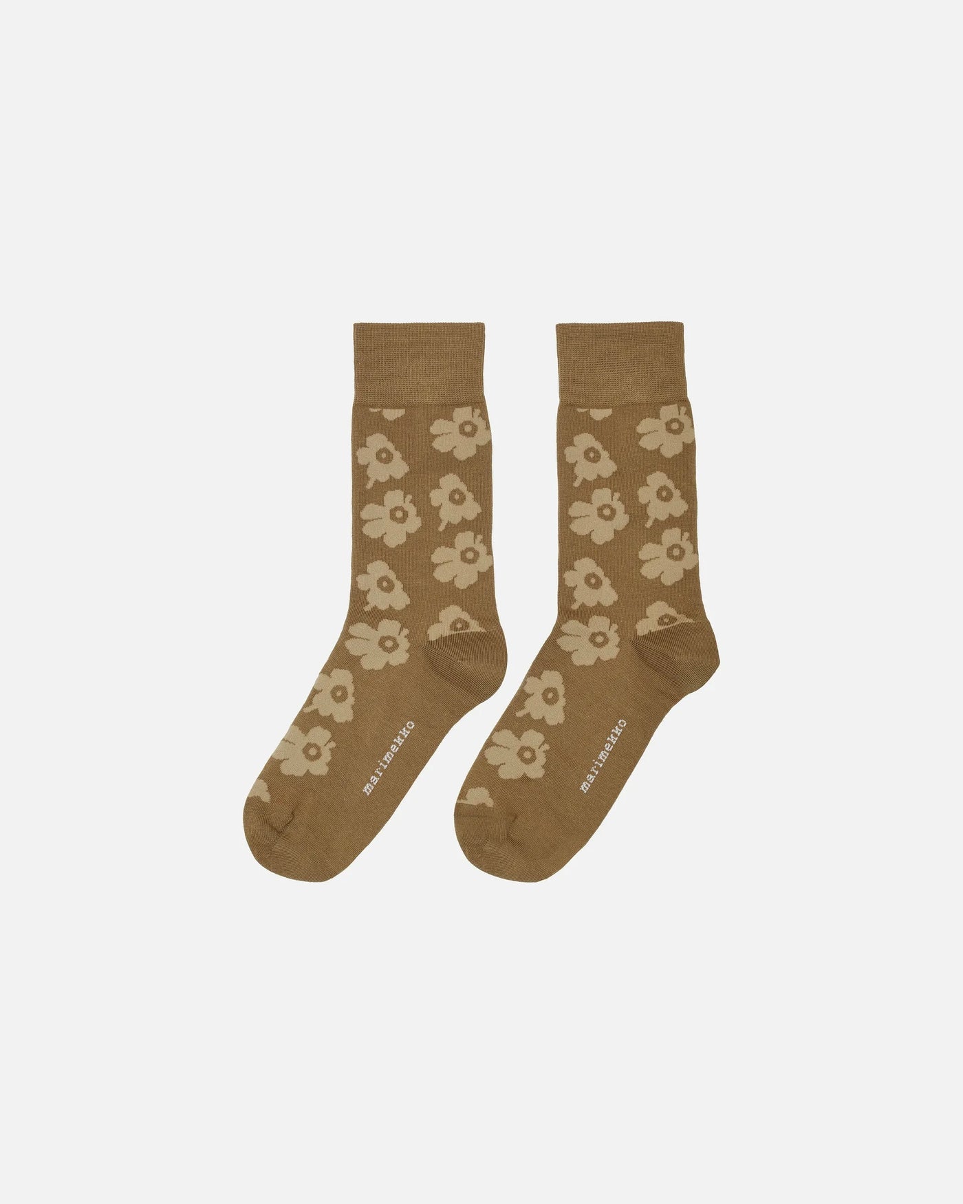 Unikko Socks,  Beige/ Brown