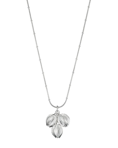 Kalevala Silver Snow Flower Pendant,  Triple