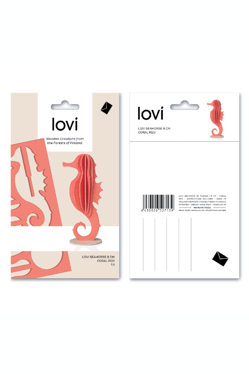 Lovi Seahorse 8 cm, Light Blue