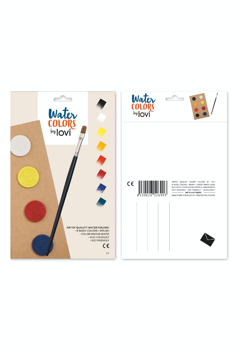 Lovi Watercolors, 8 Colors