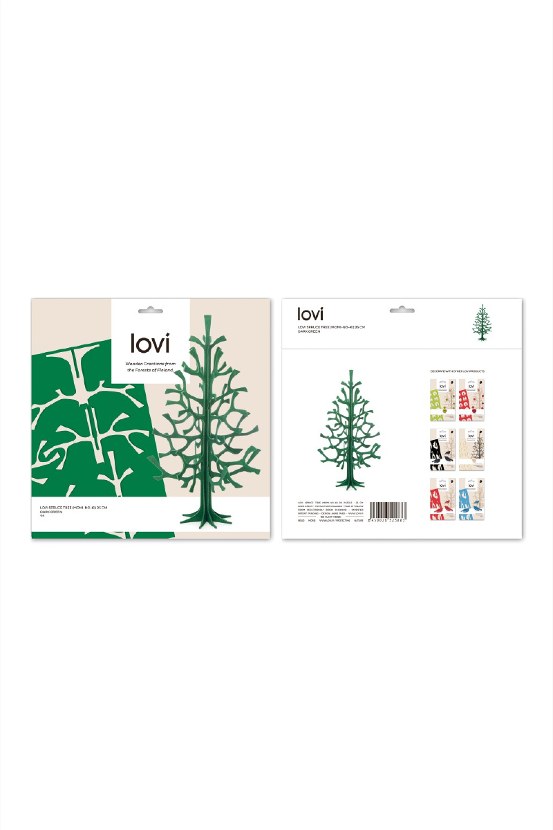 Lovi Spruce Tree 30 cm w/ Mini Baubles