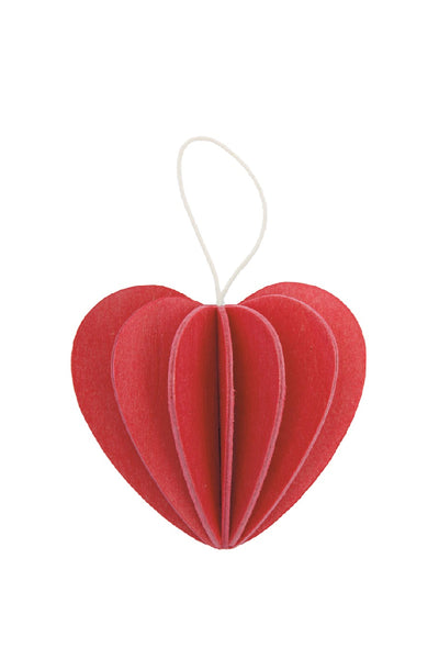 Lovi Heart 6.8 cm, Bright Red