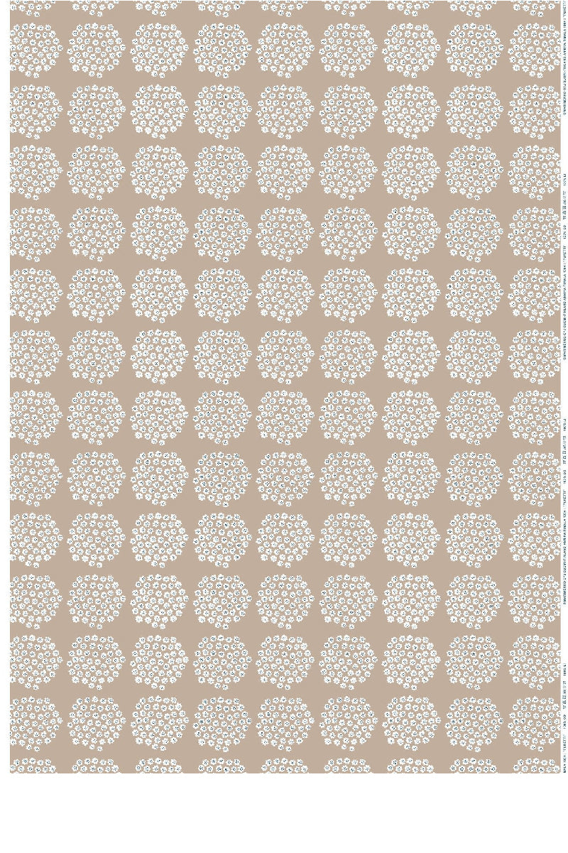 Puketti Cotton Fabric, Beige, 1 yd