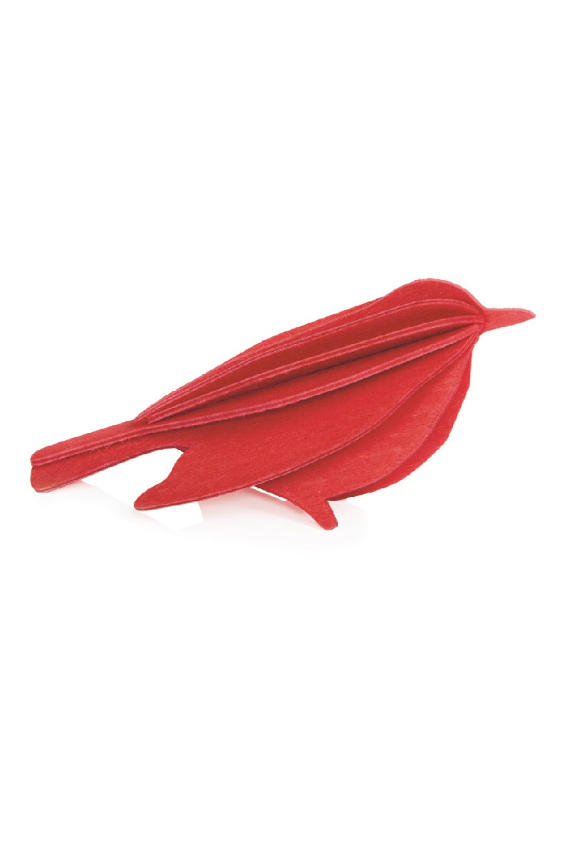 Lovi Bird 8 cm, Bright Red