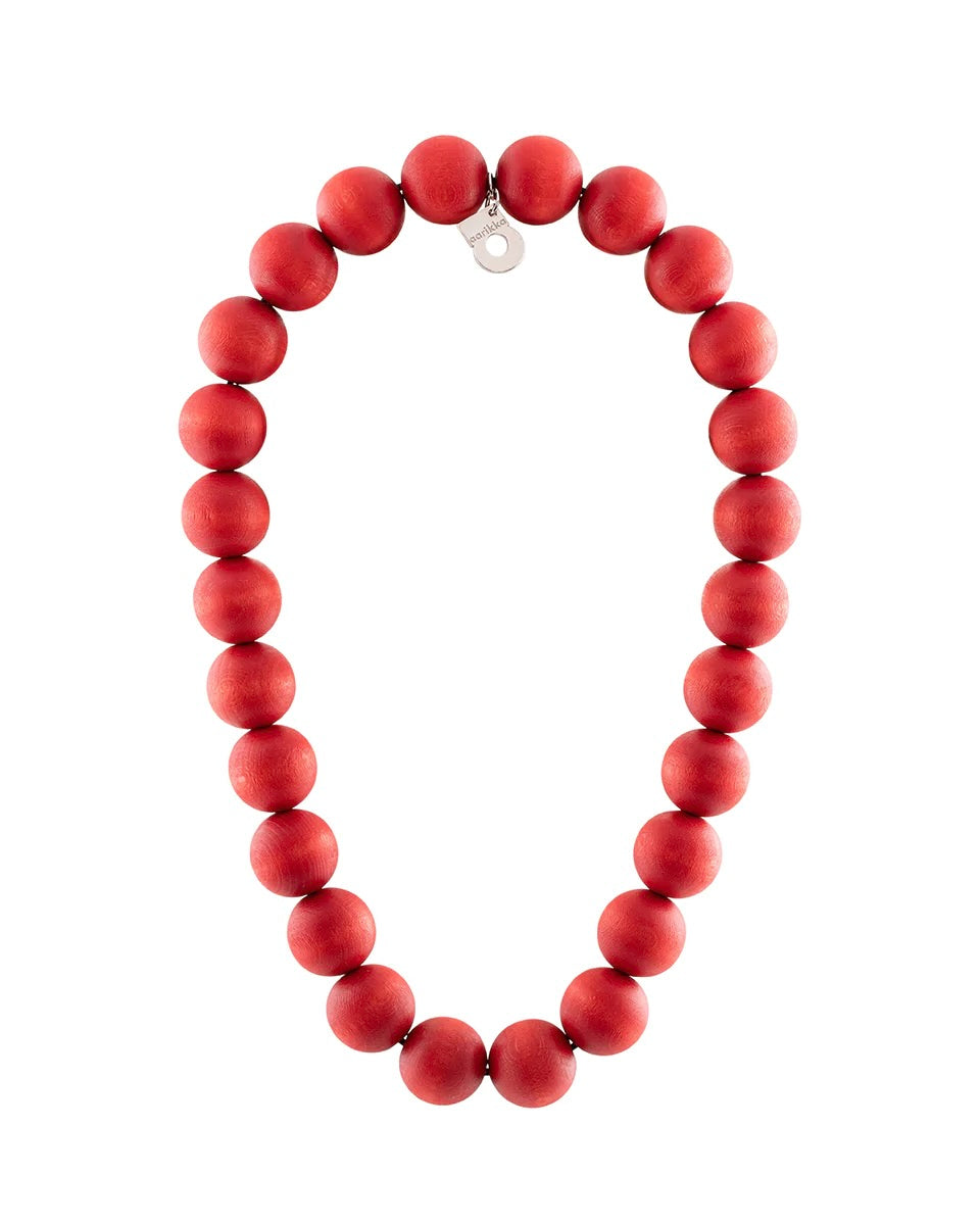 Suomi Necklace, Red