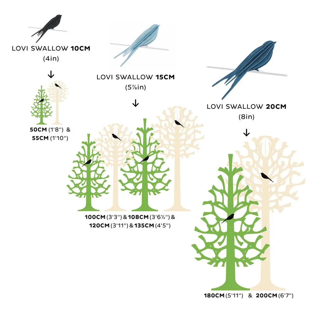Lovi Swallow 20 cm, Dark Blue
