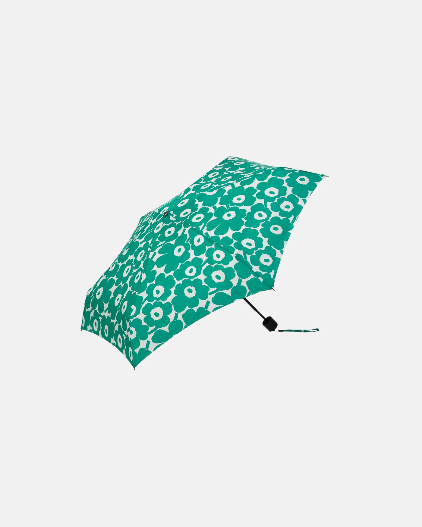 Unikko Mini Manual Umbrella, Green/White