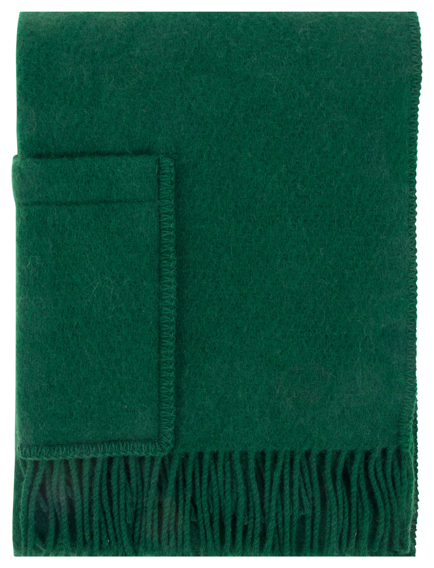 Uni Pocket Shawl, Forest Green