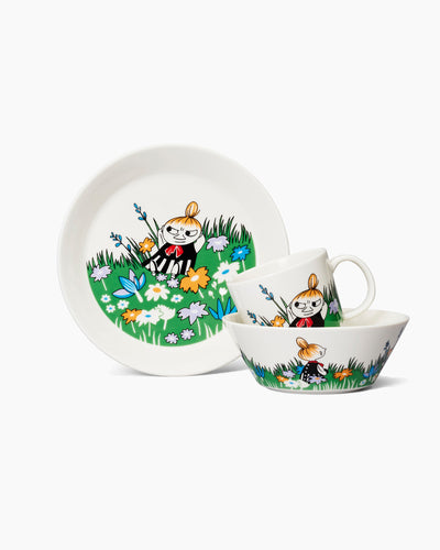 Moomin Plate, Little My and Meadow